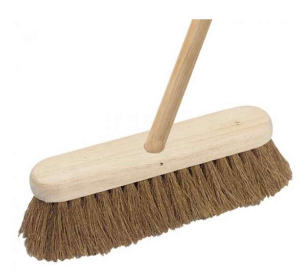 12" SOFT COCO BROOM COMPLETE